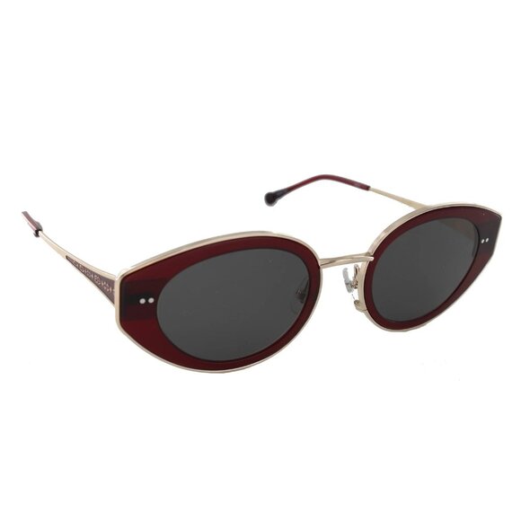 Matsuda M3120 Cat Eye Sunglass | Bordeaux - Pale Gold | Grey Solid Lenses (0391) main image 11
